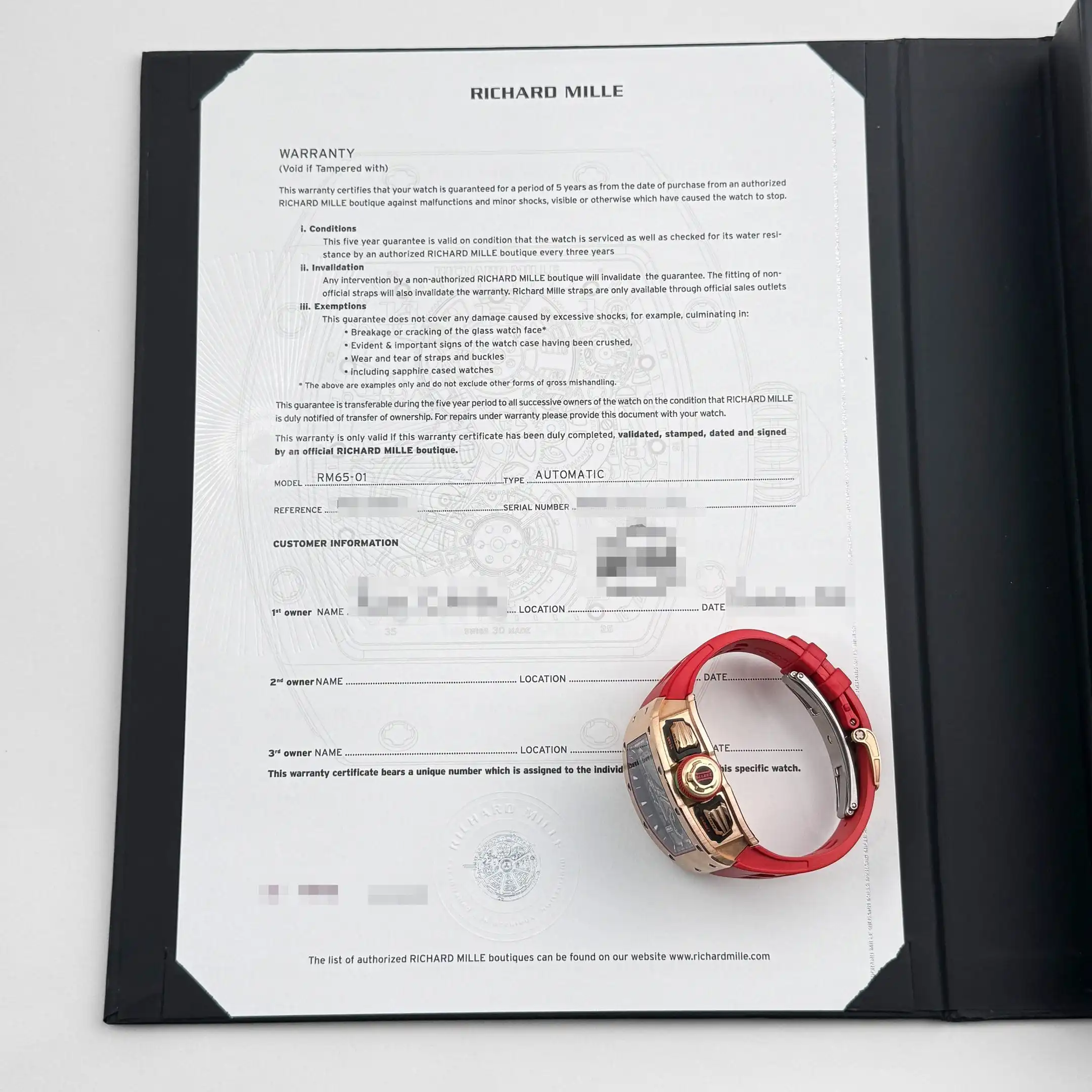 Richard Mille Replica RM 65-01 Automatic Chronograph Full Rose Gold - Image 12
