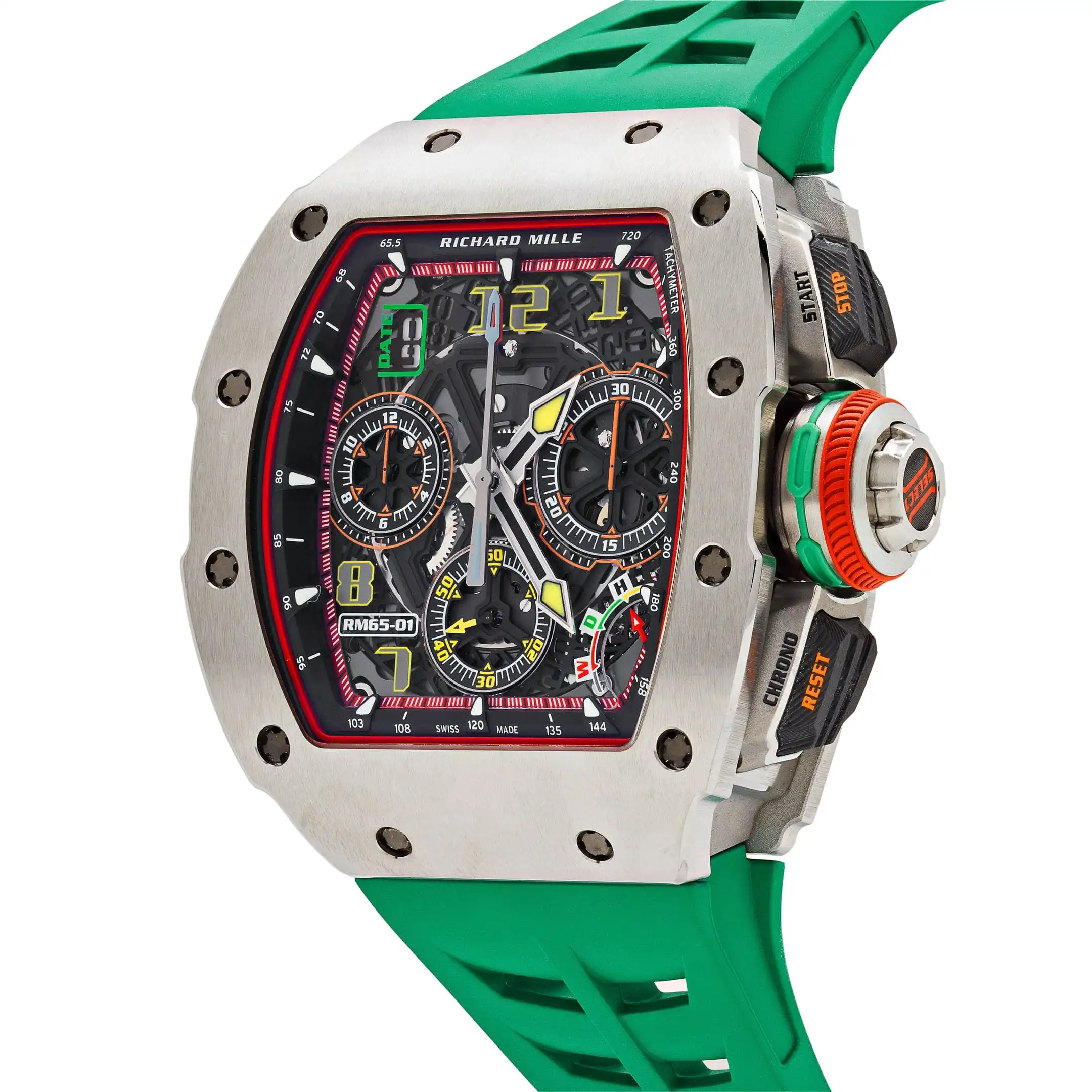 Richard Mille Replica RM 65-01 Automatic Split-Seconds Chronograph Titanium - Image 3