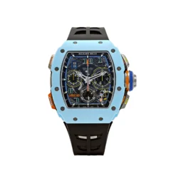 Richard Mille Replica RM 65-01 Automatic Winding Split-Seconds Chronograph Pastel Blue Quartz TPT