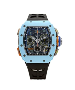 Richard Mille Replica RM 65-01 Automatic Winding Split-Seconds Chronograph Pastel Blue Quartz TPT