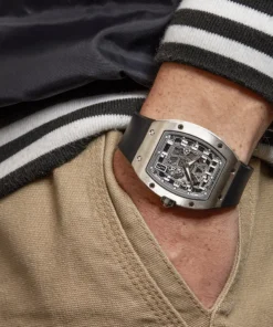 Alternative view of Richard Mille Replica RM 67-01 White Gold Extra Flat