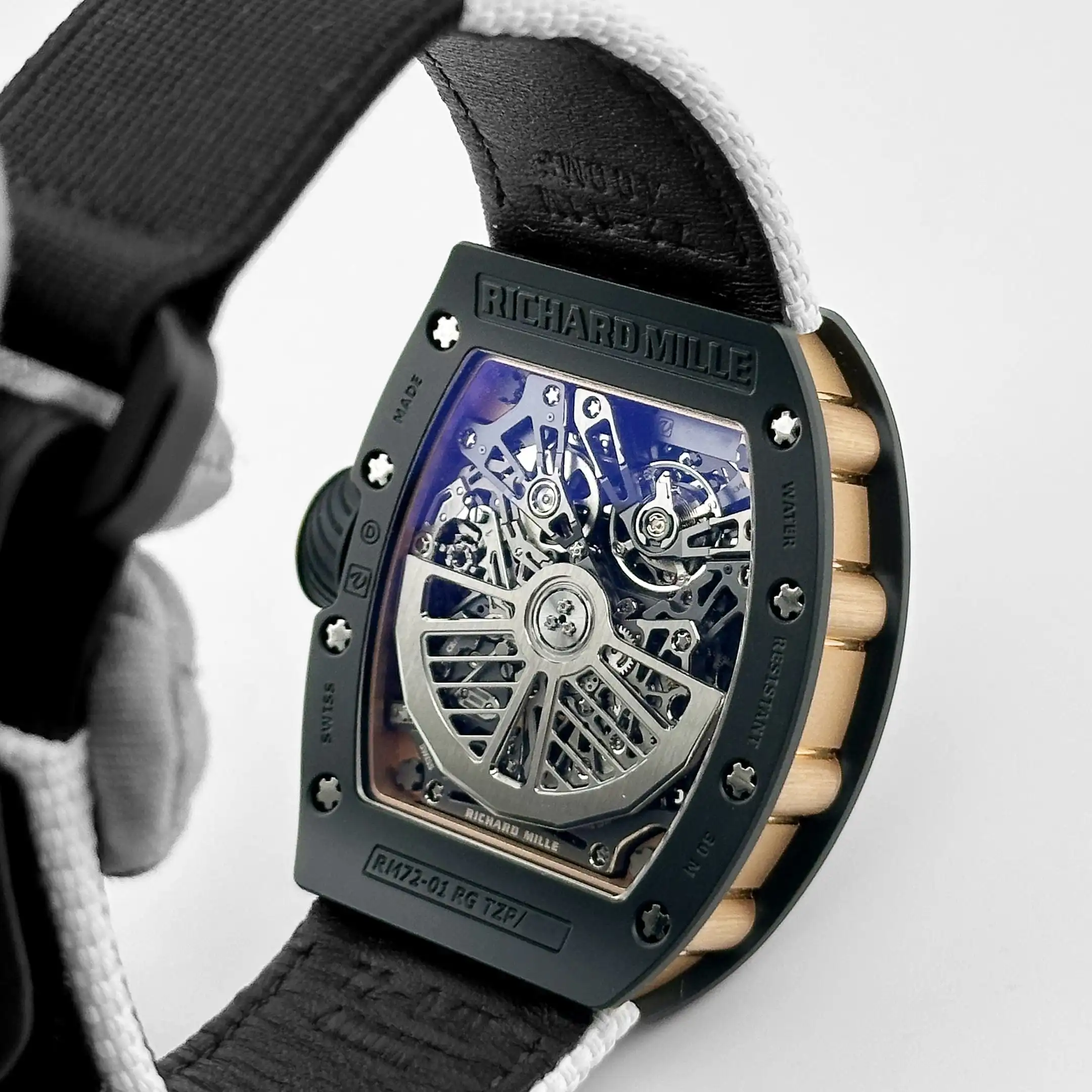 Richard Mille Replica RM 72-01 Lifestyle In-House Chronograph Black Ceramic - Image 9