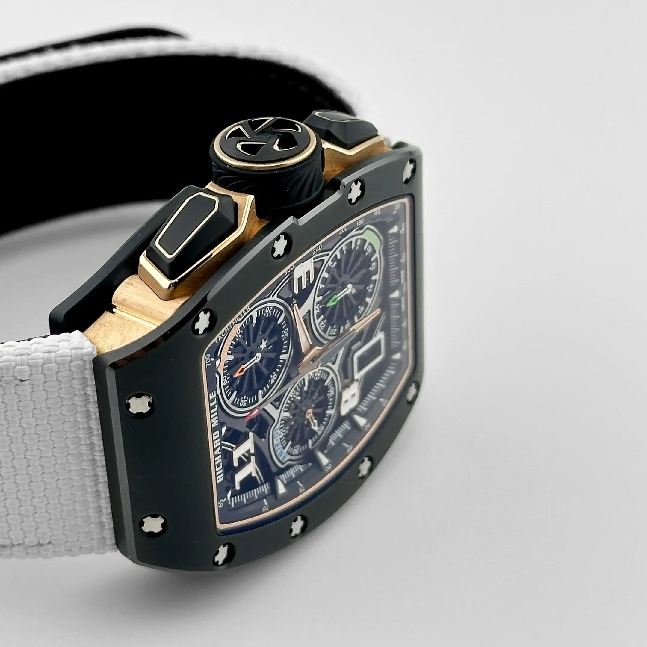 Richard Mille Replica RM 72-01 Lifestyle In-House Chronograph Black Ceramic - Image 5