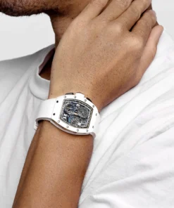 Alternative view of Richard Mille Replica RM 72-01 Lifestyle In-House Chronograph White Ceramic