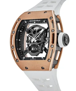 Alternative view of Richard Mille Replica RM 052 ‘Skull’ Tourbillon Rose Gold