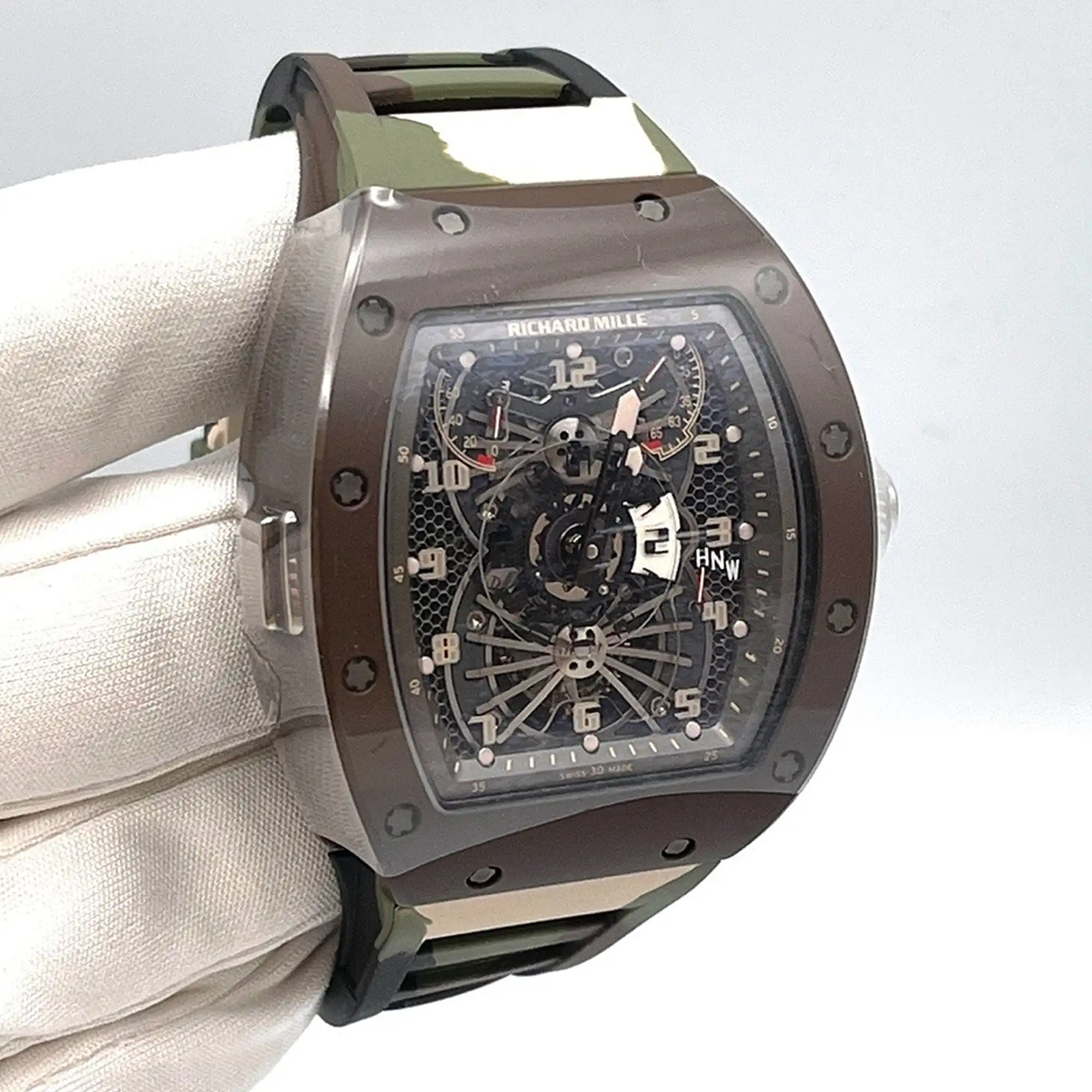 Richard Mille Replica Tourbillon Aerodyne Brown Ceramic RM022 - Image 2