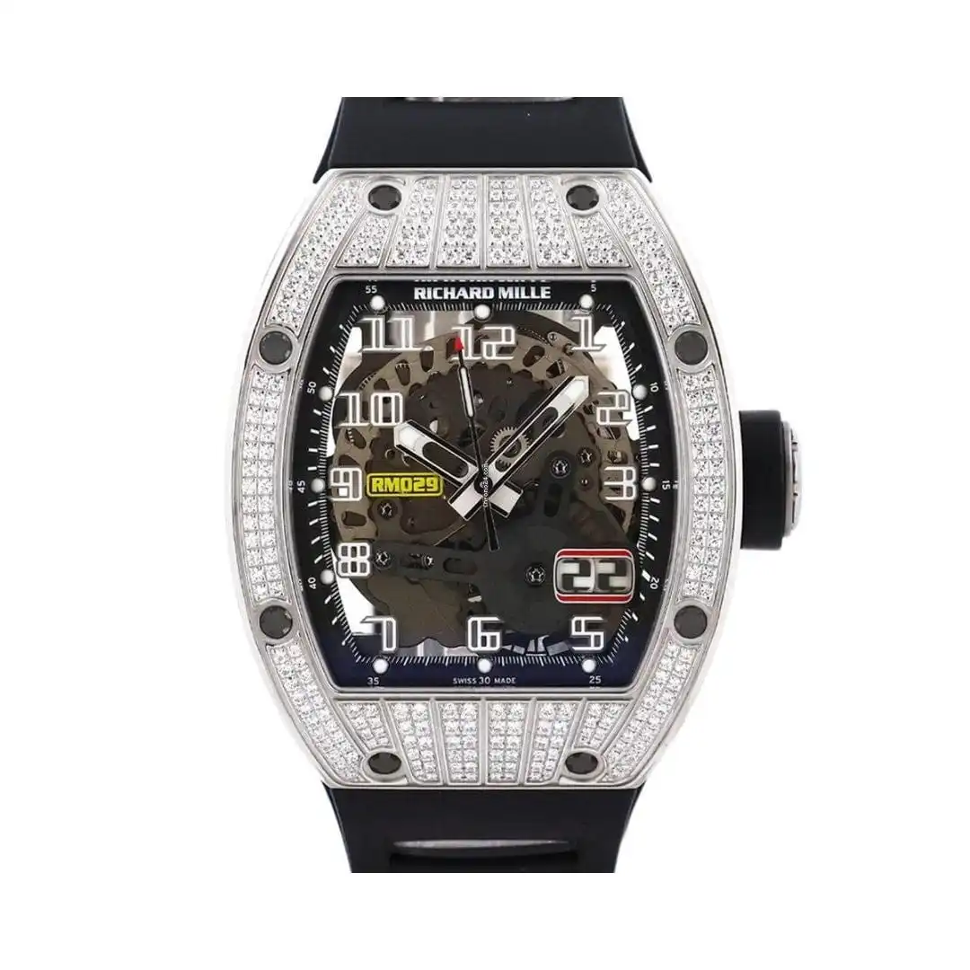 Richard Mille Replica RM 029 White Gold and Diamonds