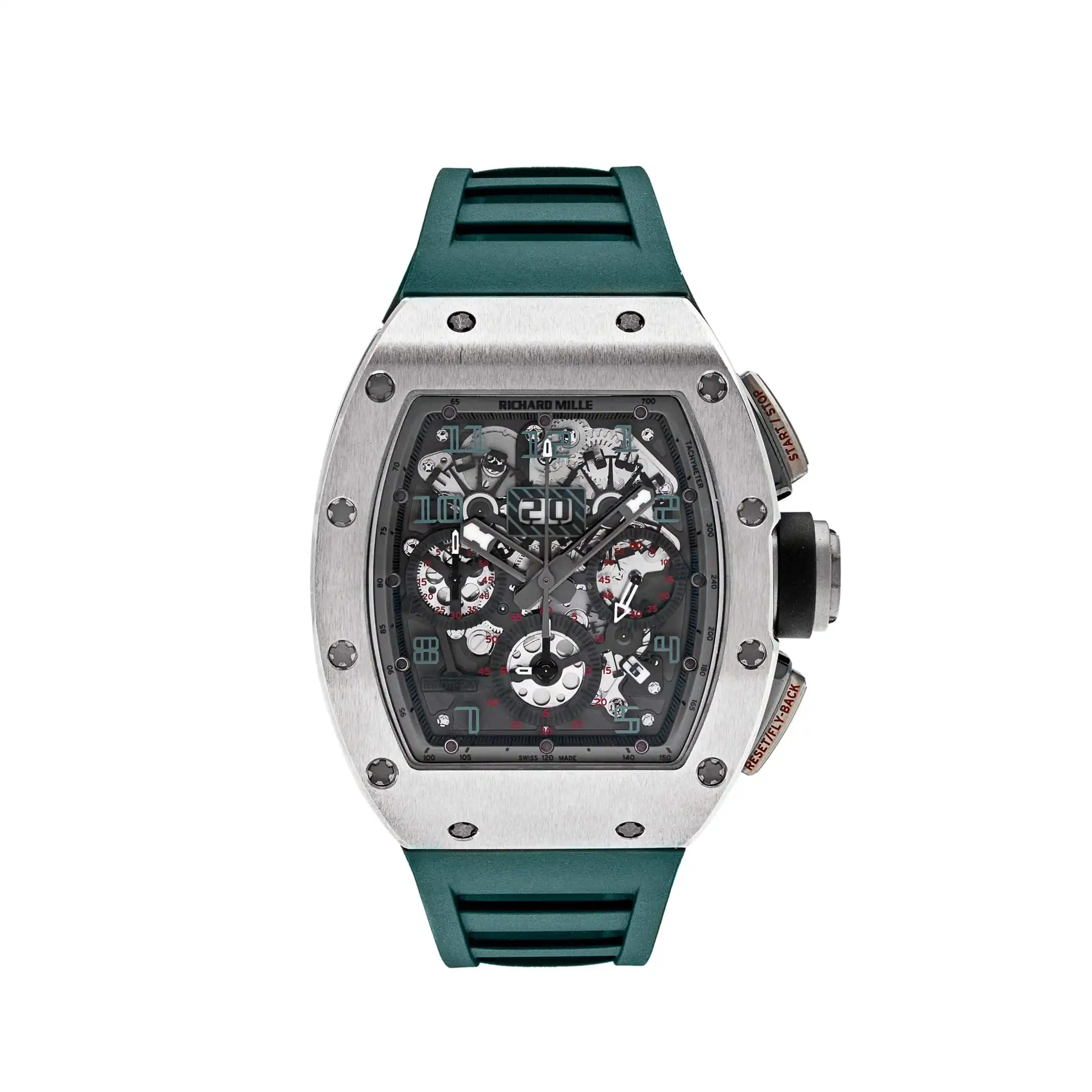 Richard Mille Replica RM 011 FM ‘Polo de Deauville’ White Gold Titanium