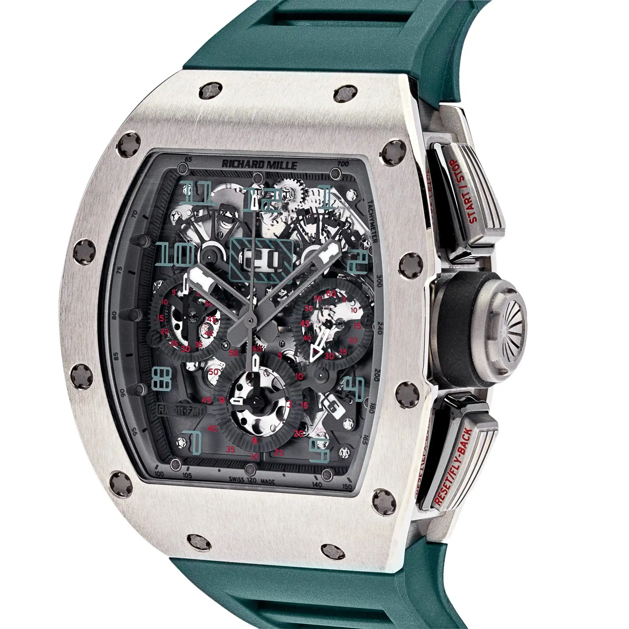 Richard Mille Replica RM 011 FM ‘Polo de Deauville’ White Gold Titanium - Image 2