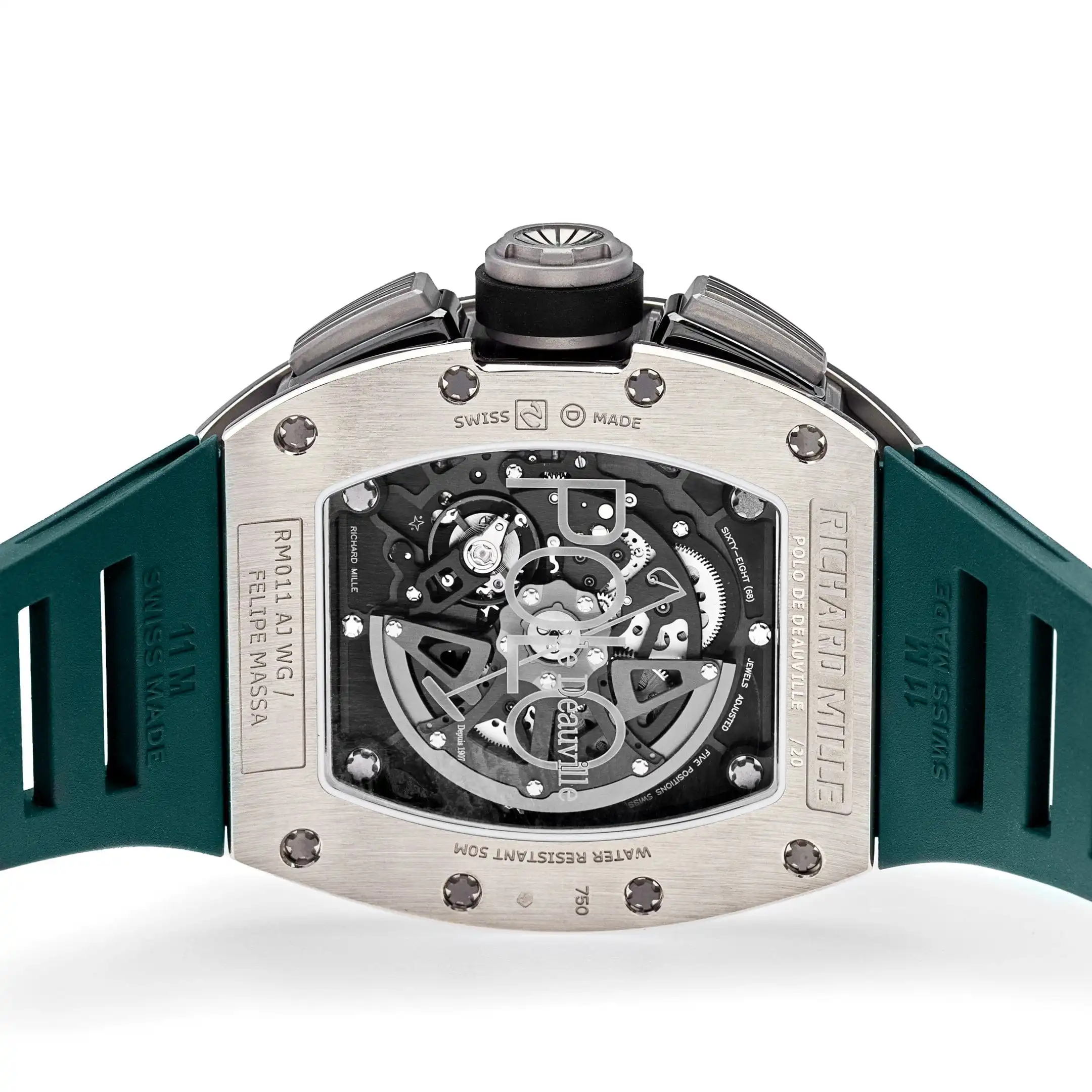 Richard Mille Replica RM 011 FM ‘Polo de Deauville’ White Gold Titanium - Image 4