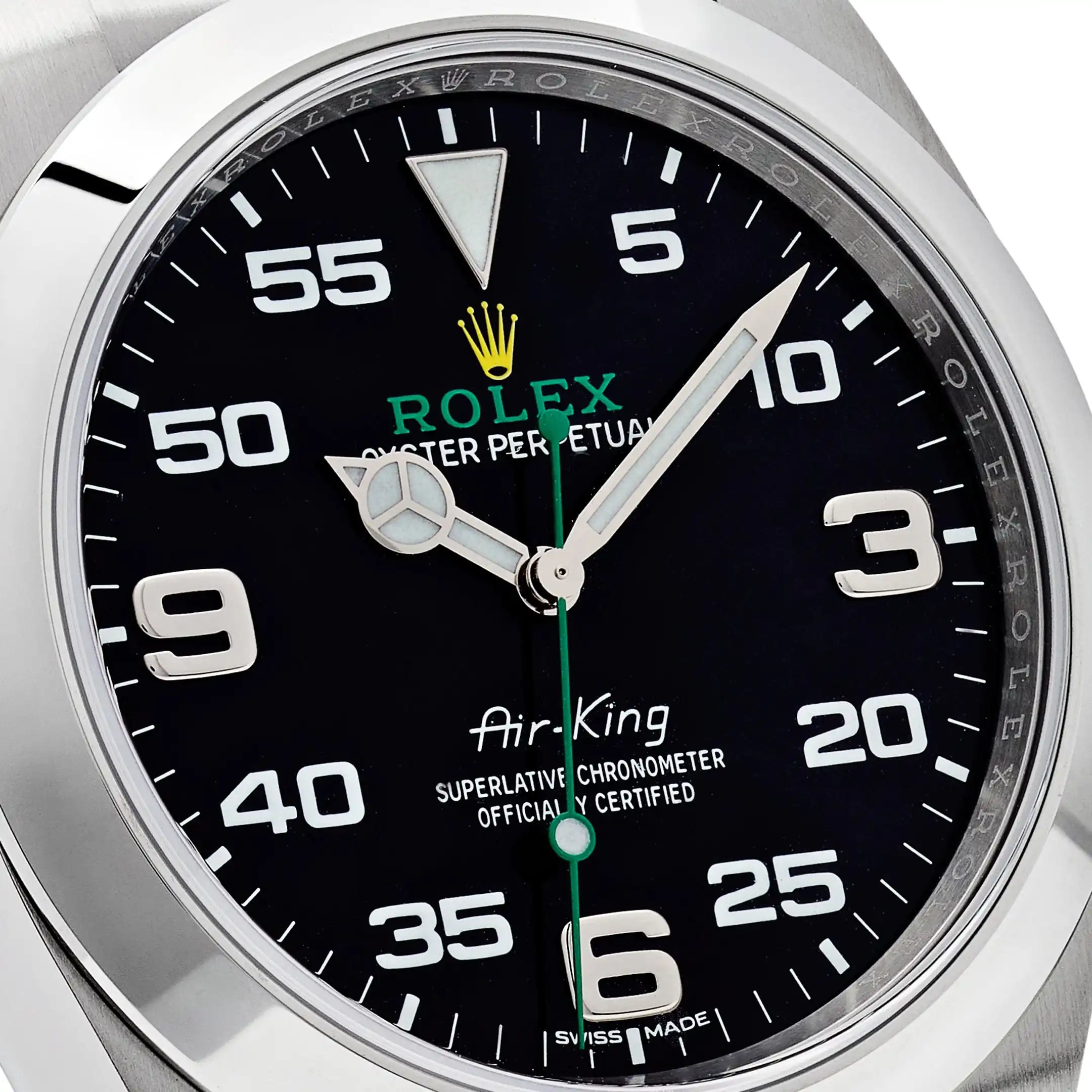 Rolex Air-King Replica 116900 Stainless Steel Black Dial - Image 5