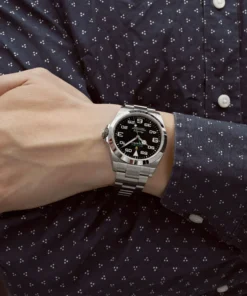 Alternative view of Rolex Air-King Replica 126900 Stainless Steel Black Dial
