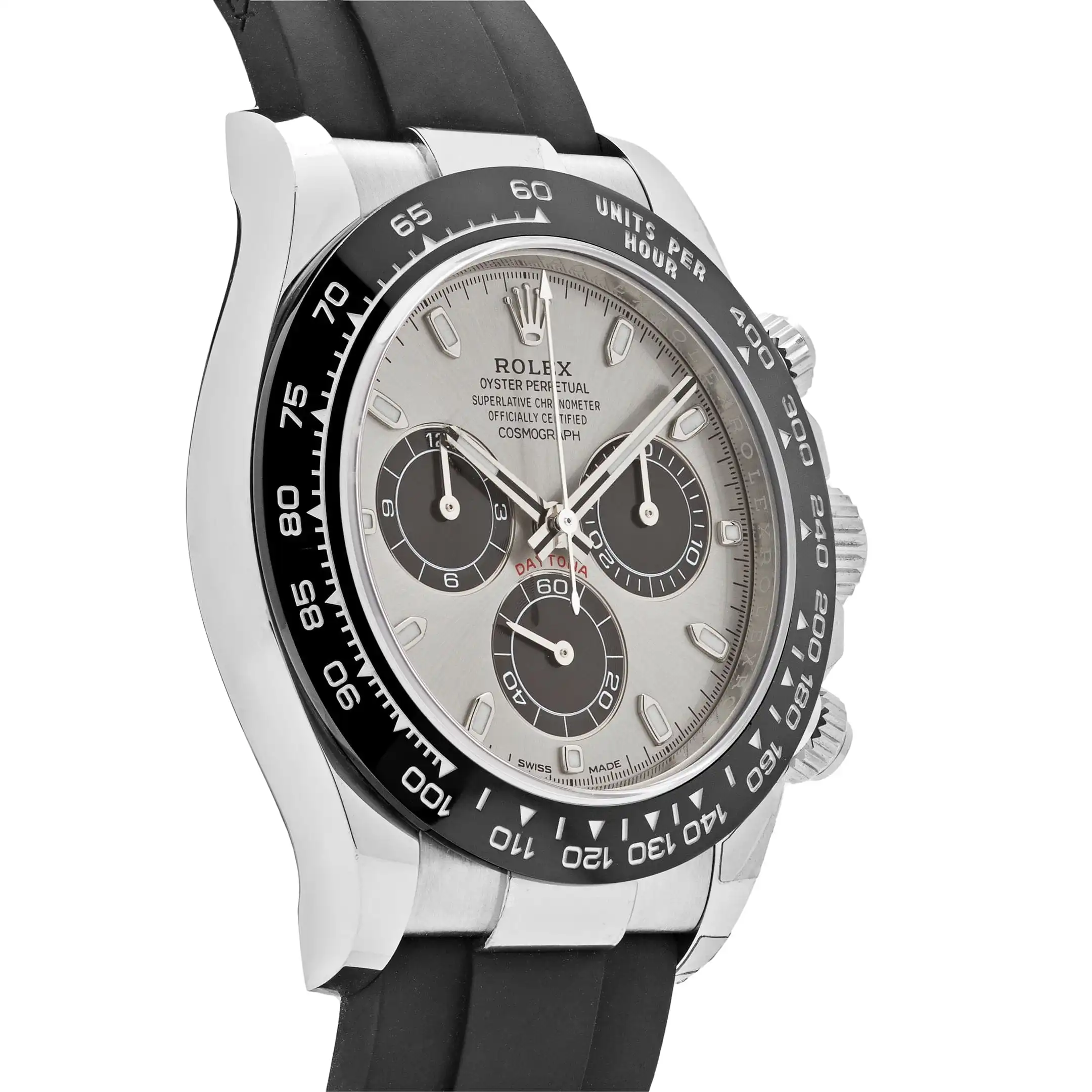 Rolex Daytona Replica 116519LN ‘Ghost’ White Gold Bright Black Dial - Image 3