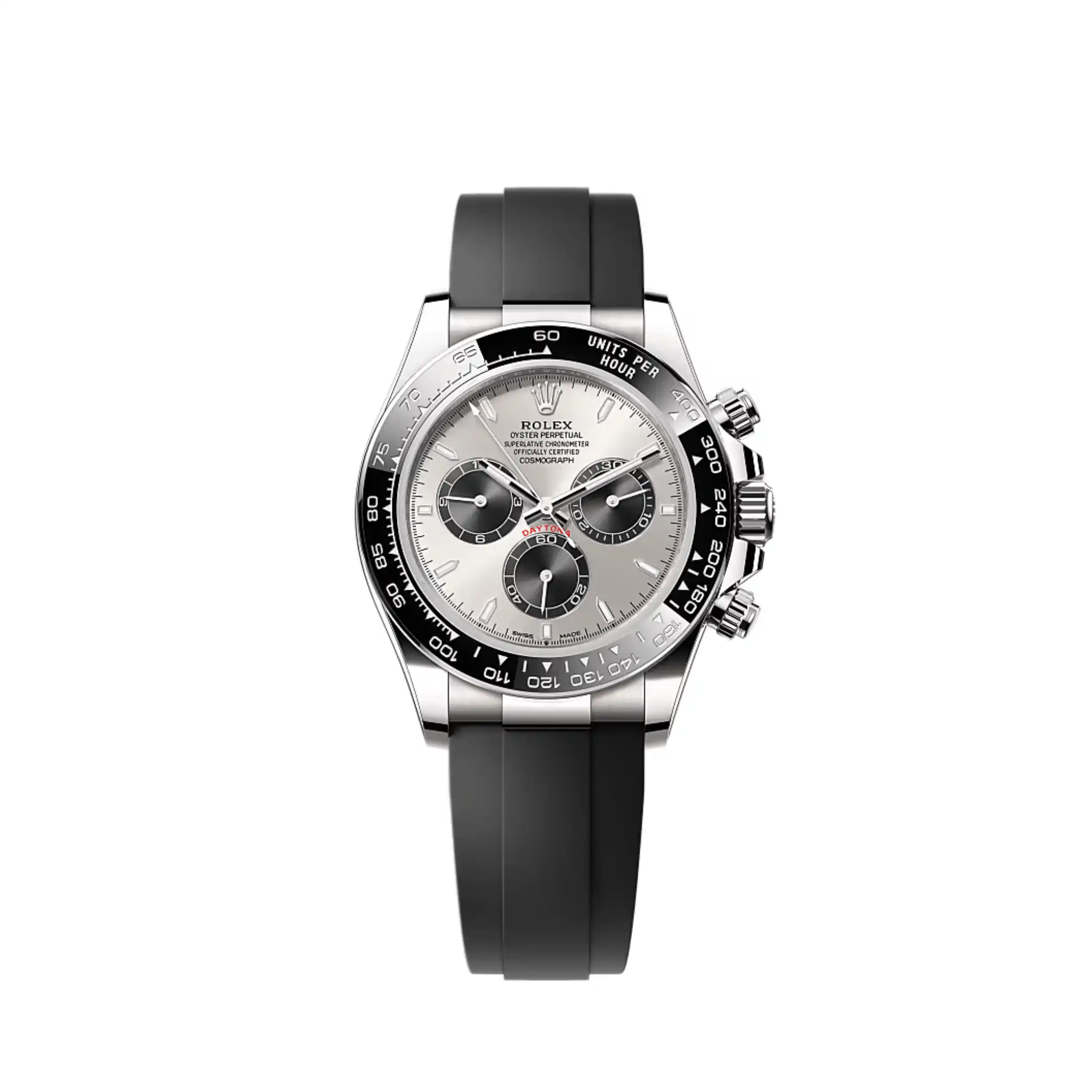 Rolex Daytona Replica 126519LN ‘Ghost’ White Gold Bright Black Dial
