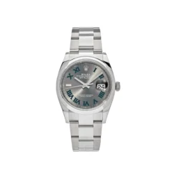 Rolex Datejust Replica 126200 ‘Wimbledon’ Stainless Steel Slate Dial