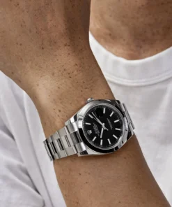 Alternative view of Rolex Datejust Replica 126300 Stainless Steel Black Dial Oyster