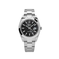 Rolex Datejust Replica 126300 Stainless Steel Black Dial Oyster