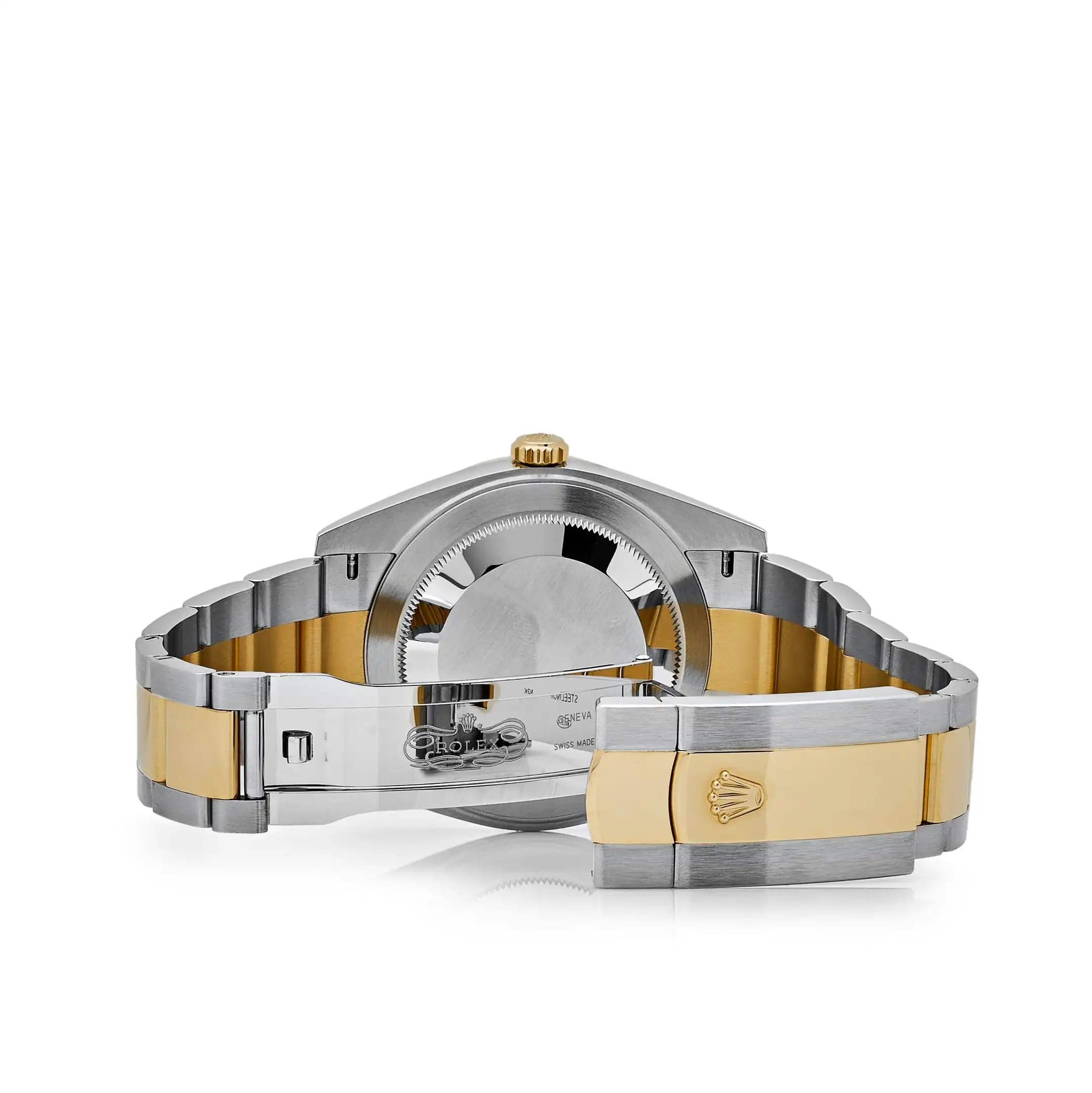 Rolex Datejust Replica 126333 Yellow Gold Stainless Steel Black Dial Oyster - Image 6