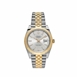 Rolex Datejust Replica 126333 Yellow Gold Stainless Steel Silver Dial