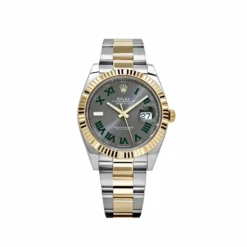 Rolex Datejust Replica 126333 Yellow Gold Stainless Steel Wimbledon Slate Dial Oyster