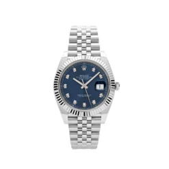 Rolex Datejust Replica 126334 Stainless Steel Blue Diamond Dial Jubilee