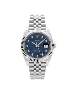 Rolex Datejust Replica 126334 Stainless Steel Blue Diamond Dial Jubilee