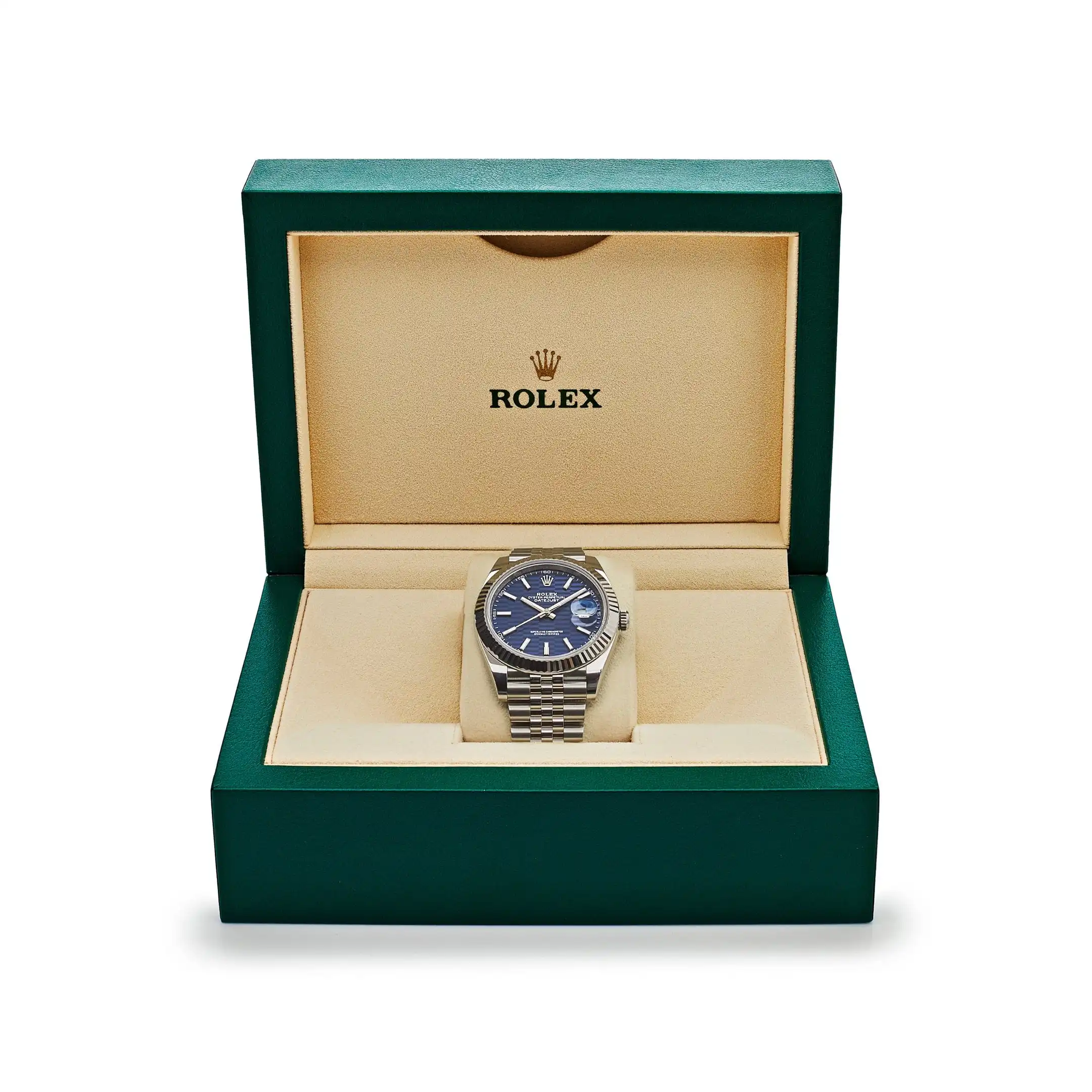 Rolex Datejust Replica 126334 Stainless Steel Fluted Motif Blue Dial Jubilee - Image 7