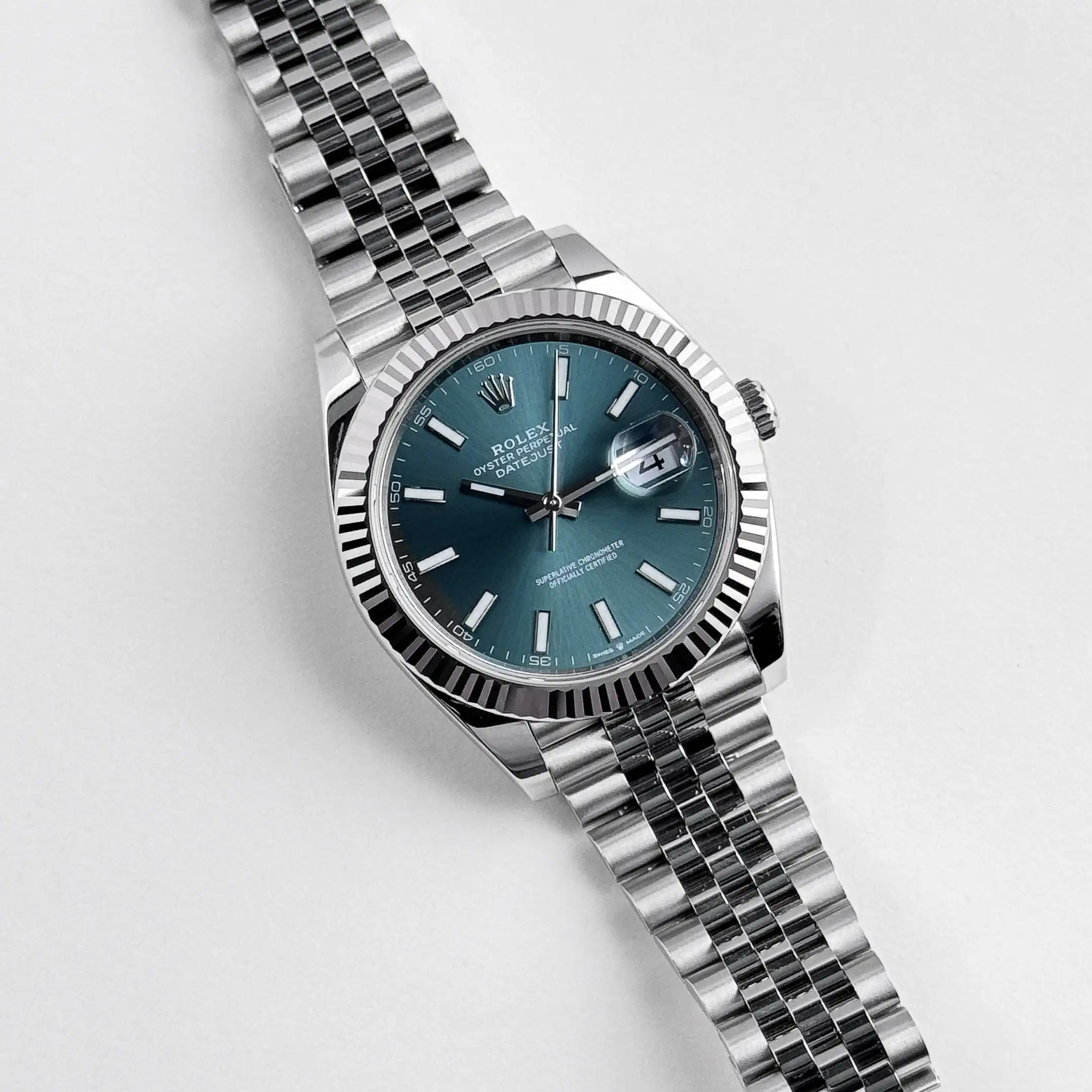 Rolex Datejust Replica 126334 Stainless Steel Green Dial Jubilee - Image 3