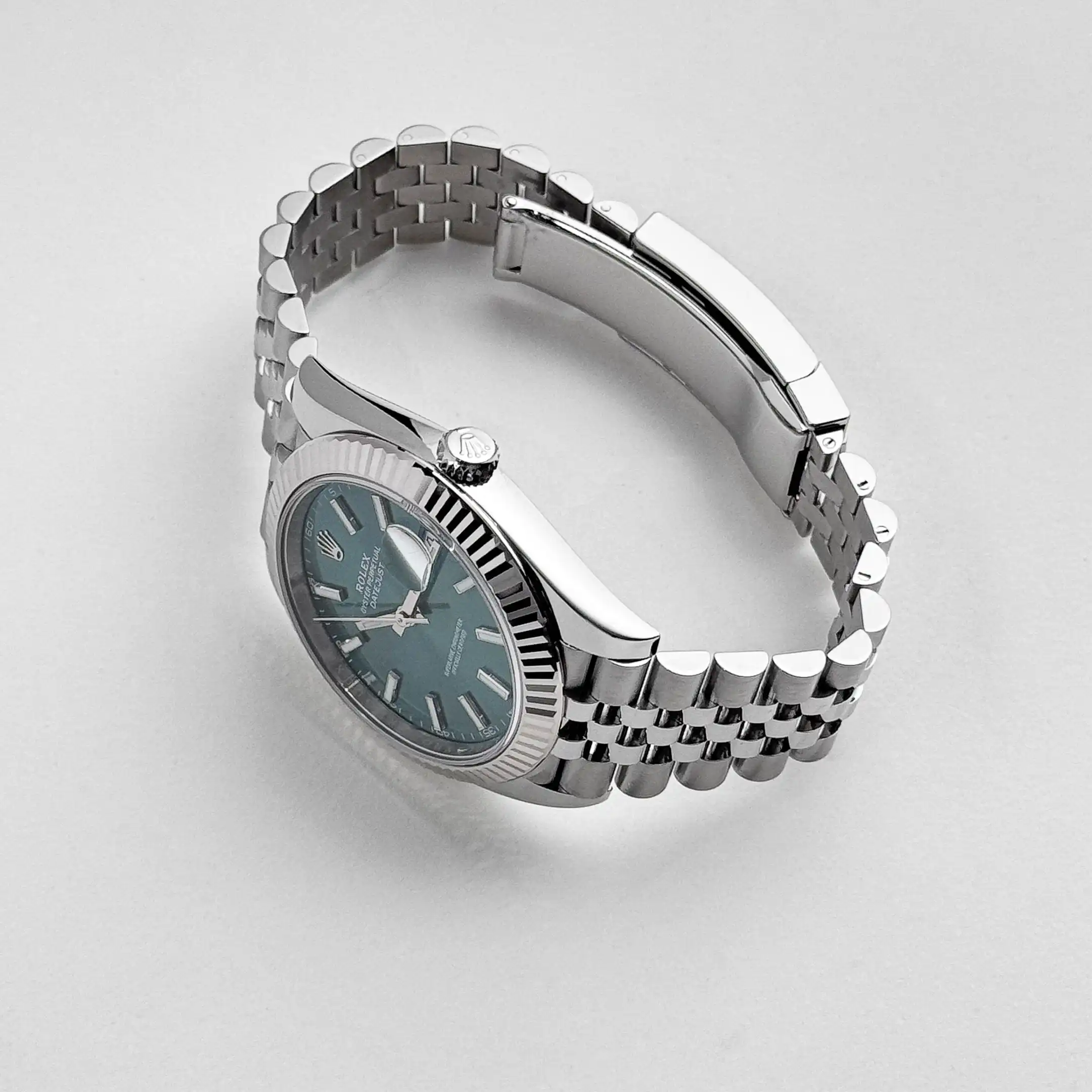 Rolex Datejust Replica 126334 Stainless Steel Green Dial Jubilee - Image 4