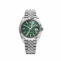 Rolex Datejust Replica 126334 Stainless Steel Green Dial Jubilee
