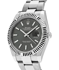 Alternative view of Rolex Datejust Replica 126334 Stainless Steel Slate Dial Oyster