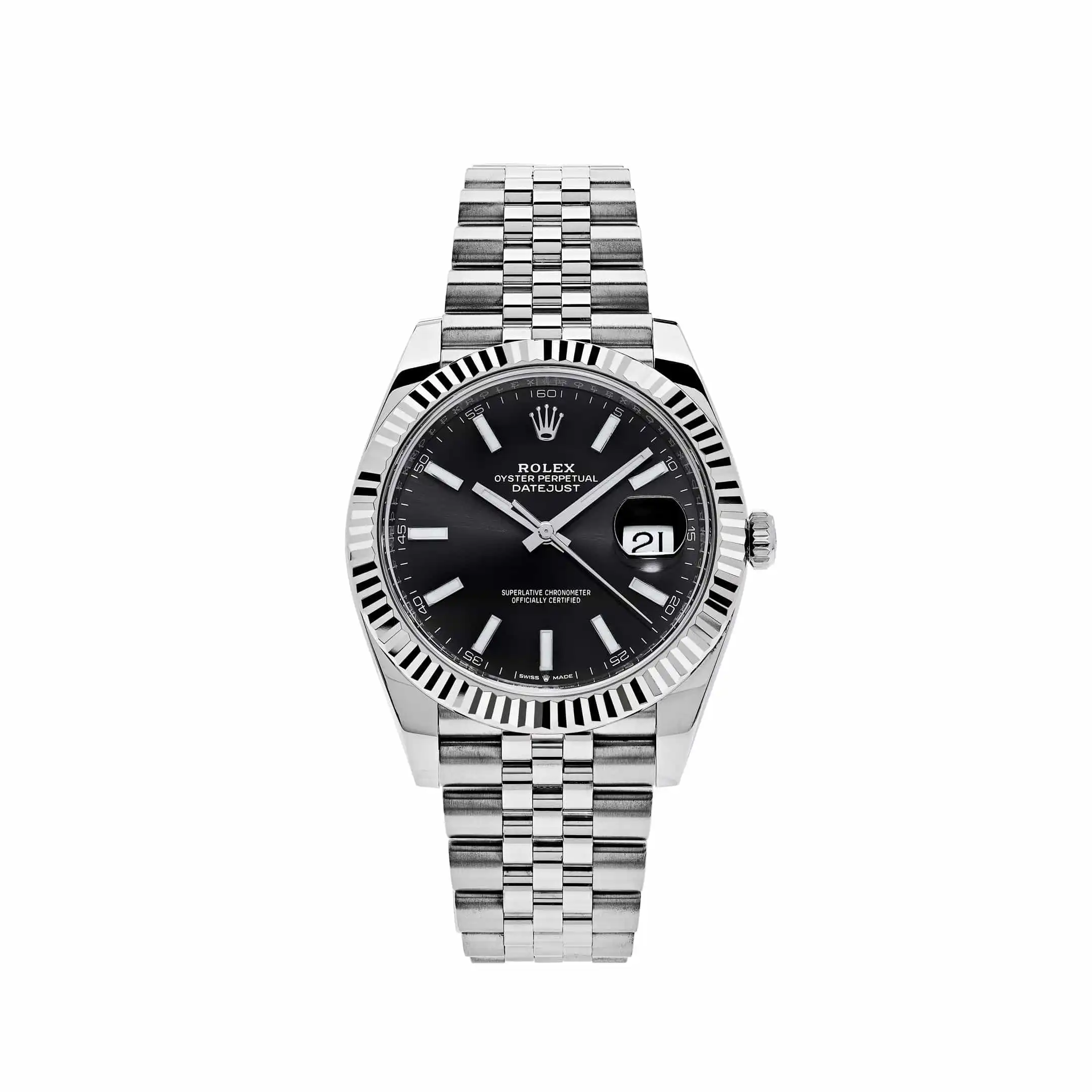 Rolex Datejust Replica 126334 Stainless Steel Black Dial Jubilee Bracelet