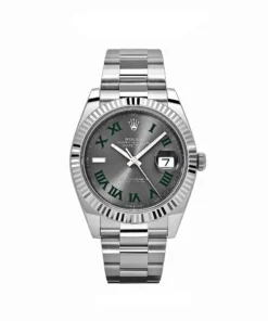 Rolex Datejust Replica 126334 ‘Wimbledon’ Stainless Steel Slate Dial Oyster