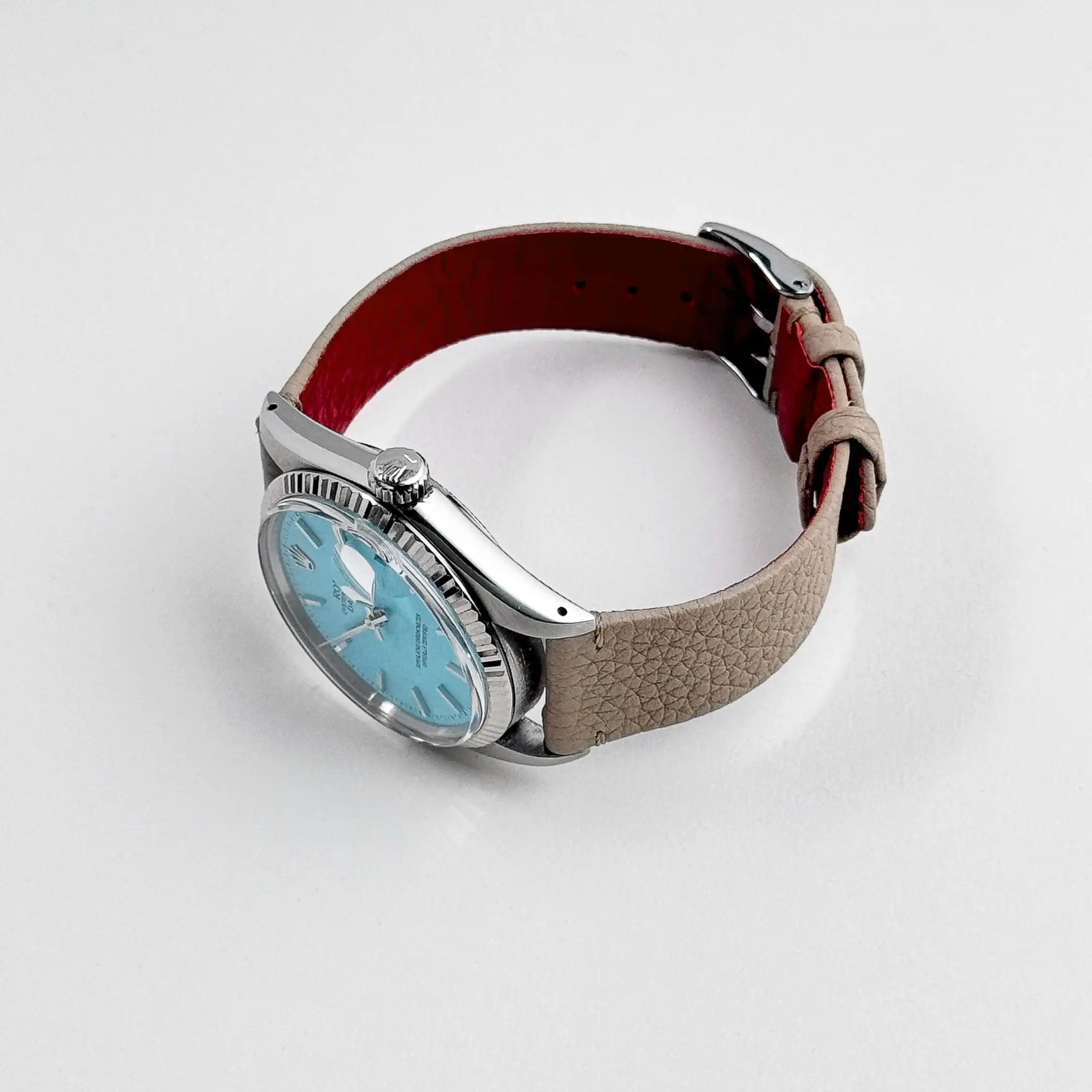 Rolex Datejust Replica 16014 Stainless Steel Aftermarket Turquoise Dial - Image 5