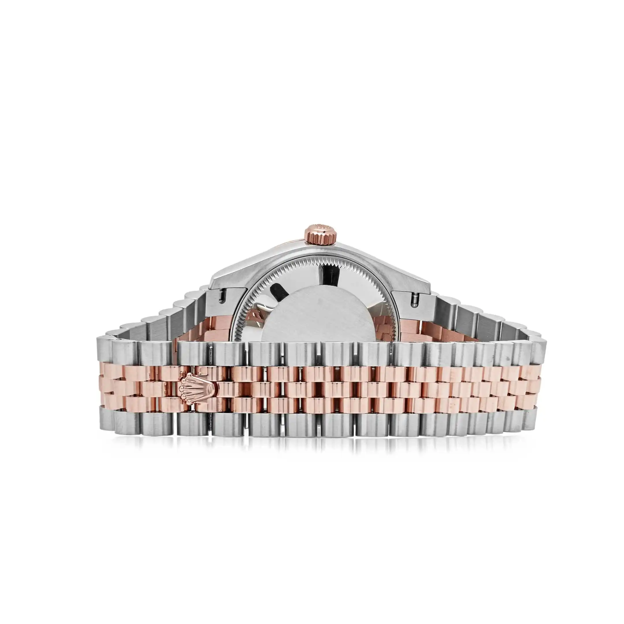 Rolex Datejust Replica 278271 ‘Ladies’ Rose Gold Stainless Steel Roman Chocolate Dial Jubilee - Image 6