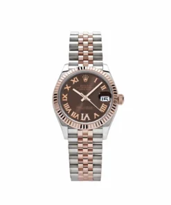 Rolex Datejust Replica 278271 ‘Ladies’ Rose Gold Stainless Steel Roman Chocolate Dial Jubilee