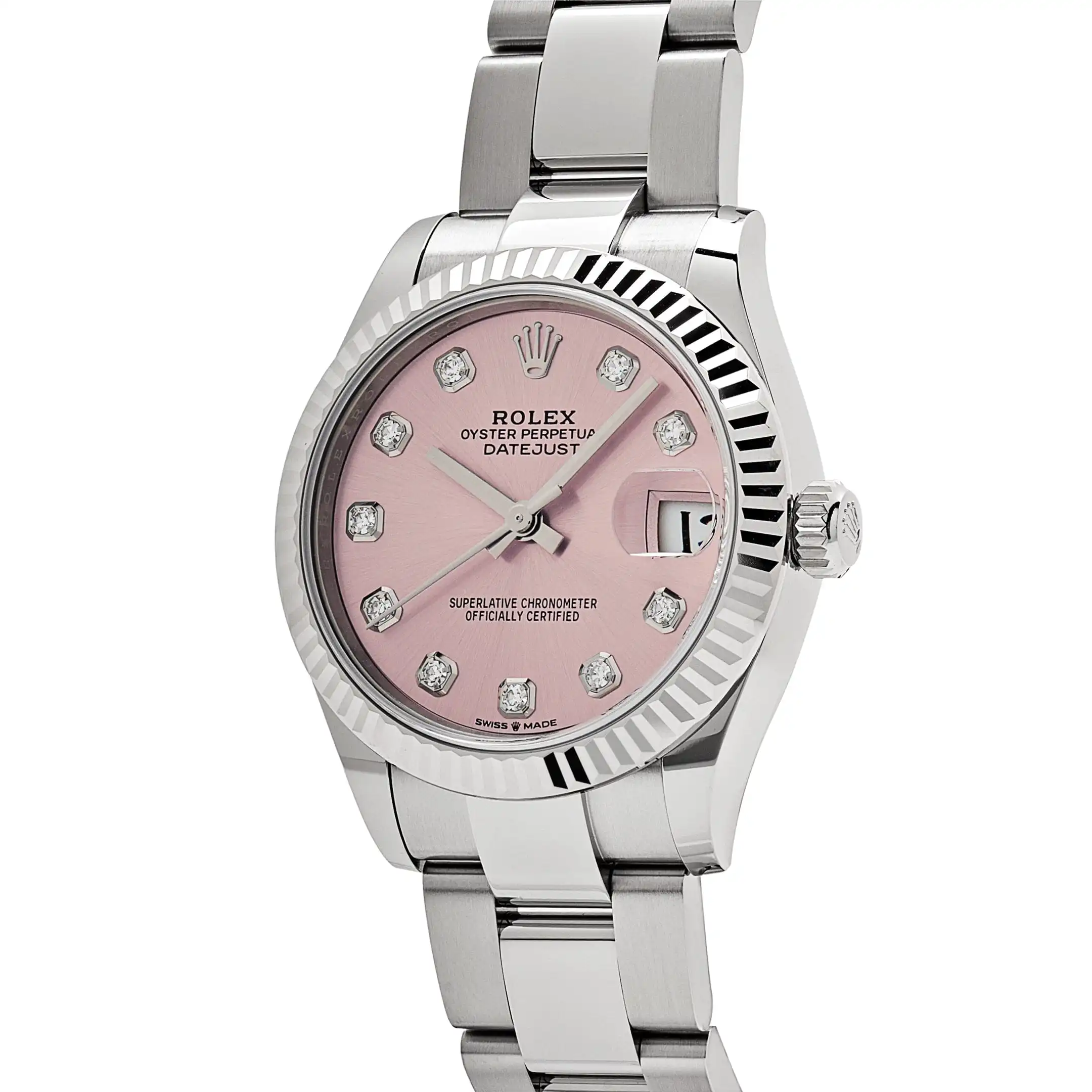Rolex Datejust Replica 278274 ‘Ladies’ Stainless Steel Pink Diamond Dial - Image 3