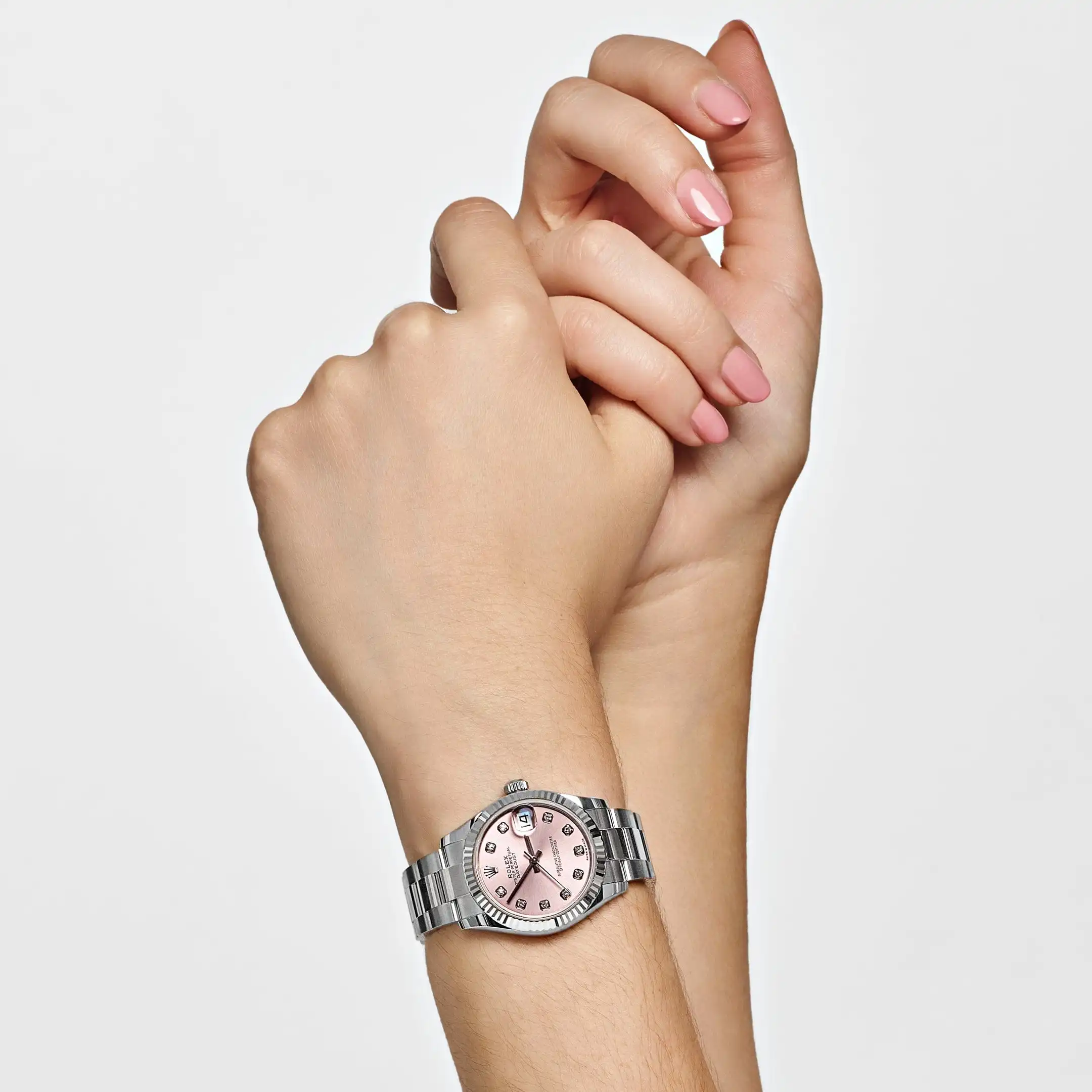 Rolex Datejust Replica 278274 ‘Ladies’ Stainless Steel Pink Diamond Dial - Image 2