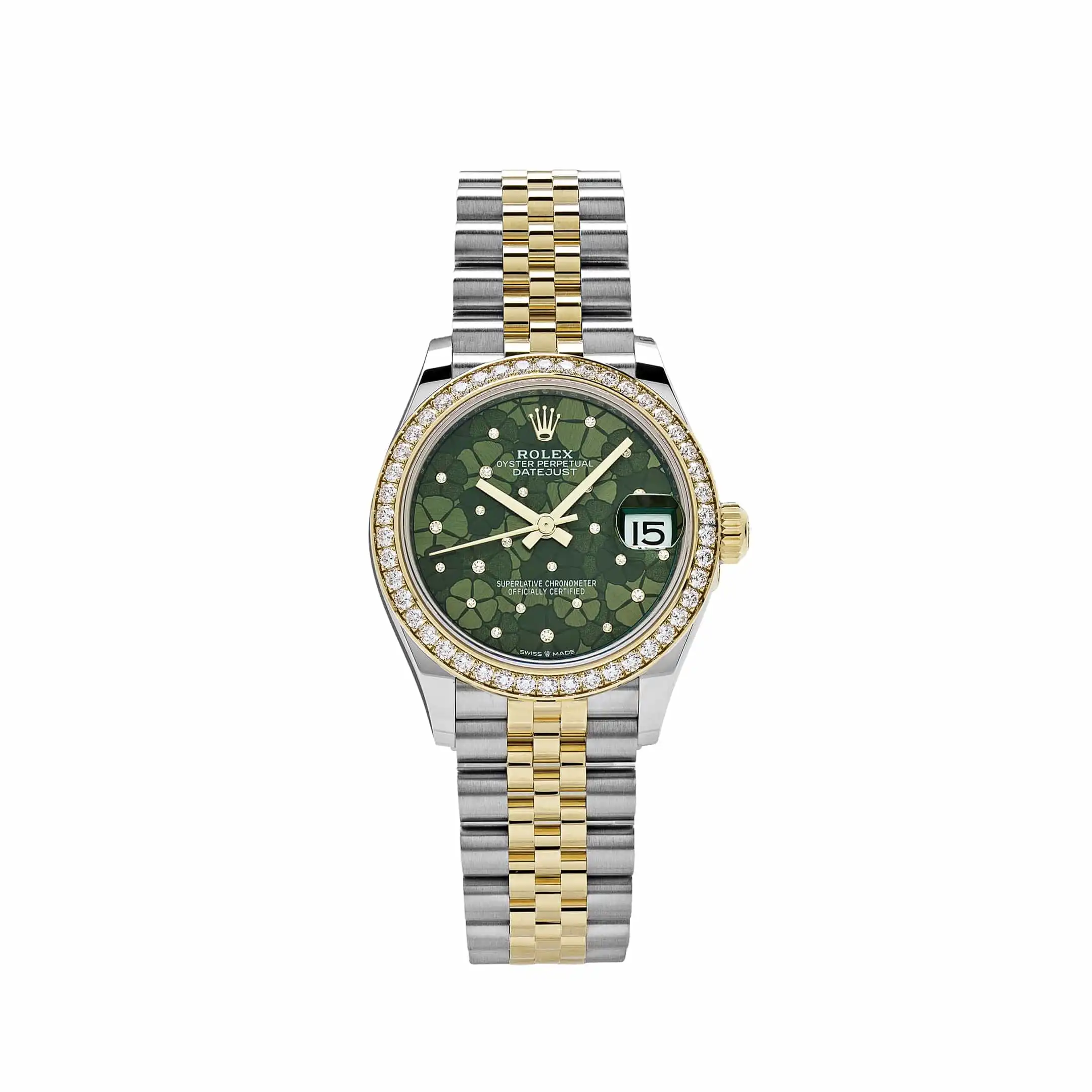 Rolex Datejust Replica 278383RBR Ladies Two-Toned Yellow Gold Stainless Stee