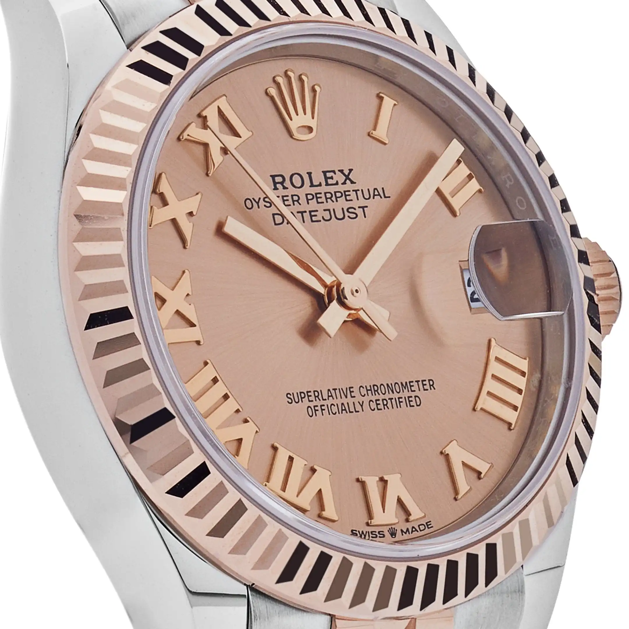 Rolex Datejust Replica 278271 ‘Ladies’ Rose Gold Stainless Steel Roman Pink Dial Jubilee - Image 5