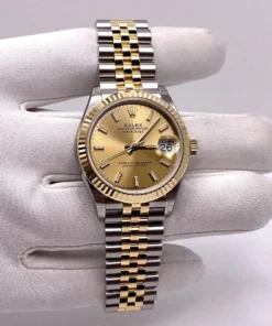 Alternative view of Rolex Datejust Replica 278273 Ladies Yellow Gold Stainless Steel Champagne D