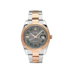 Rolex Datejust Replica 126331 ‘Wimbledon’ Rose Gold Stainless Steel