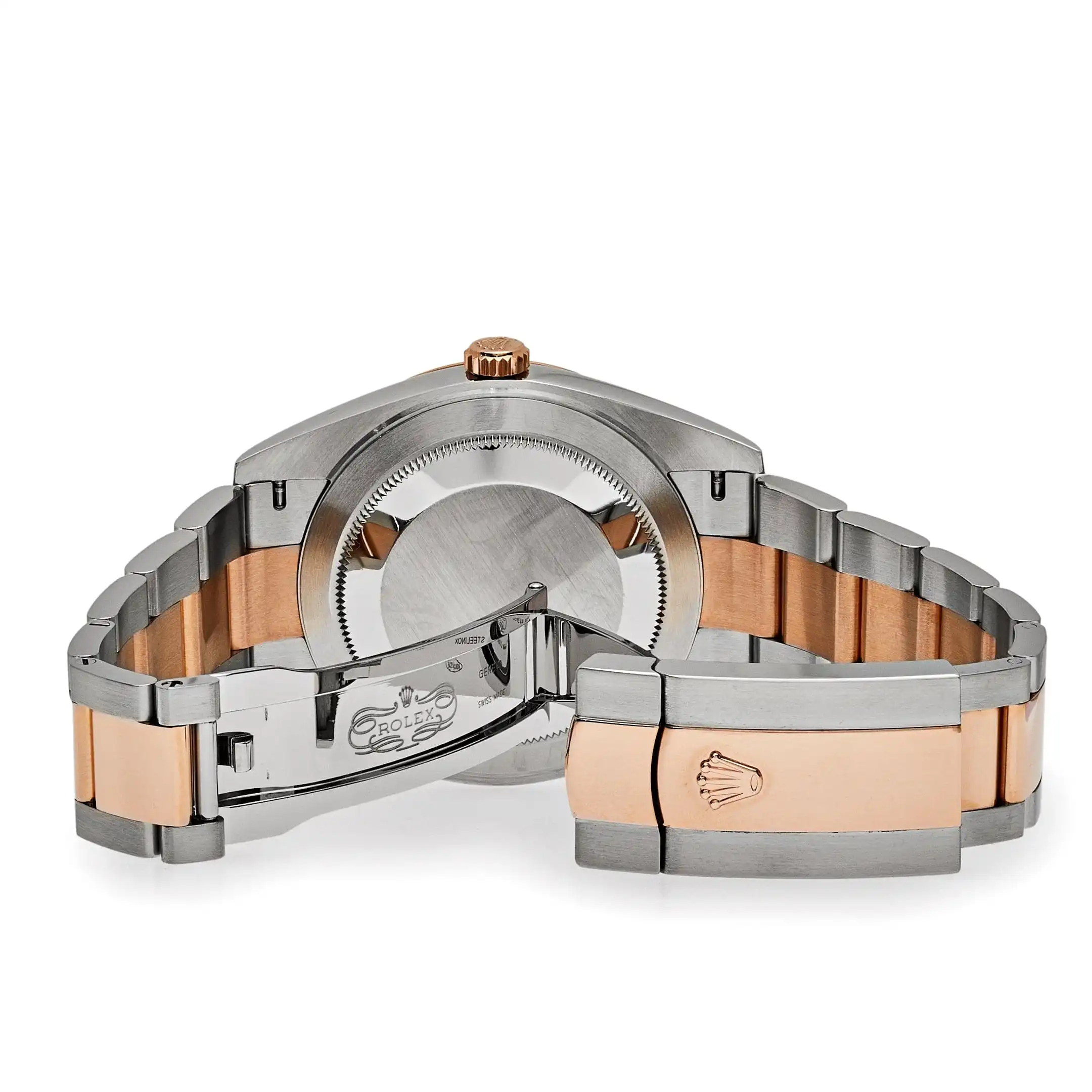 Rolex Datejust Replica 126331 ‘Wimbledon’ Rose Gold Stainless Steel - Image 4