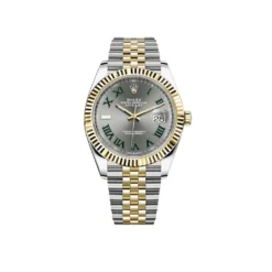 Rolex Datejust Replica 126333 Wimbledon Yellow Gold Stainless Steel Slate Ju