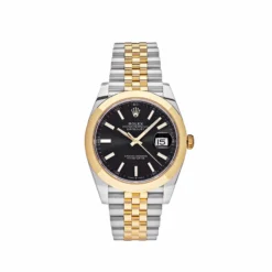 Rolex Datejust Replica 126303 Stainless Steel Yellow Gold Black Dial Jubilee