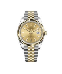 Rolex Datejust Replica 126333 Yellow Gold Stainless Steel Champagne Dial Jubilee