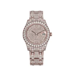 Rolex Datejust Replica Pearlmaster 86405RBR Diamond Paved