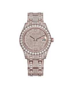 Rolex Datejust Replica Pearlmaster 86405RBR Diamond Paved