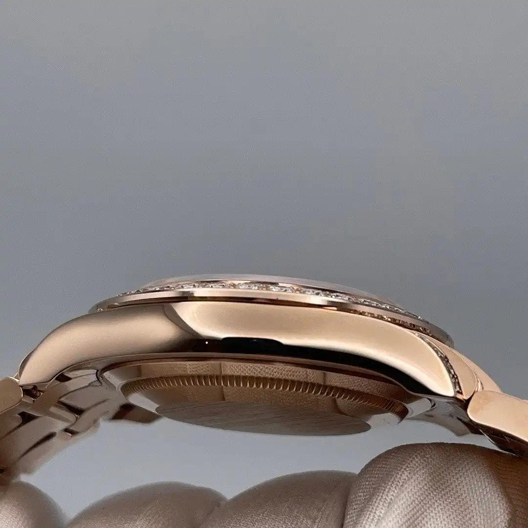 Rolex Datejust Replica Pearlmaster 86405RBR Diamond Paved - Image 5