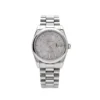 Replica Rolex Day-Date 18206 Platinum Silver Diamond Dial